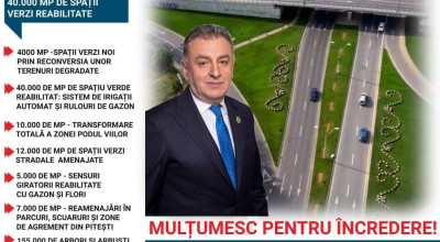Cristian Gentea : "Unde era beton înainte, acum e verde"
