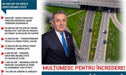 Cristian Gentea : "Unde era beton înainte, acum e verde"