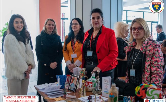 Vicepreședintele Consiliului Județean Argeș, Adrian Bughiu, la deschiderea Târgului Serviciilor Sociale Argeșene