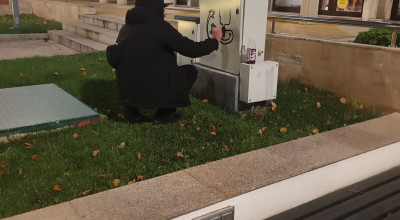 Act de VANDALISM în centrul Piteştiului