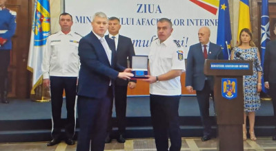 Șeful DGA Argeș, premiat de Ministerul Afacerilor Interne