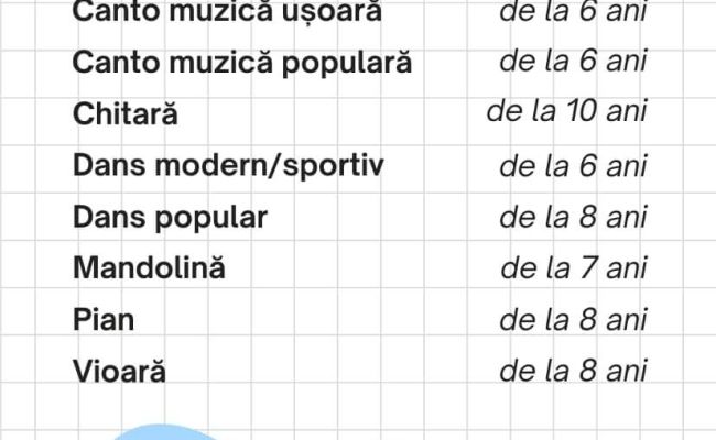 Cursuri GRATUITE la Centrul Cultural Mioveni!