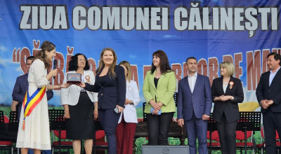 Prefectul Ioana Făcăleață: "La mulți ani, Călinești"