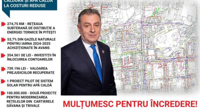 Primarul Cristian Gentea, investiții privind modernizarea rețelei de termoficare