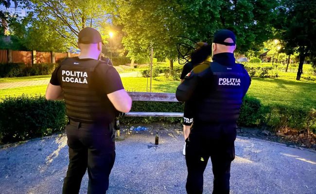 Acțiuni ale Poliției Locale Pitești pentru menținerea ordinii publice