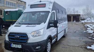Microbuz electric școlar pentru elevii din comuna Cocu