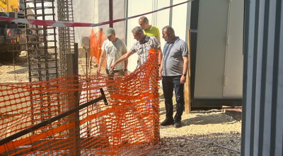 Marius Nicolaescu a verificat stadiul lucrărilor la Spitalul Judeţean de Urgenţă