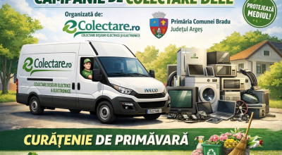 Campanie de colectare a deșeurilor electrice și electronice în comuna Bradu!