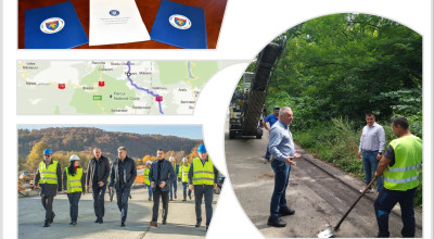 S-a semnat contractul de finanțare pentru modernizarea DJ 703 H Sălătrucu-Vâlcea