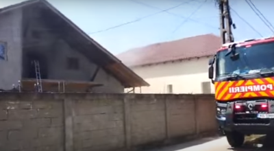 VIDEO! ACUM! Incendiu PUTERNIC în Argeş