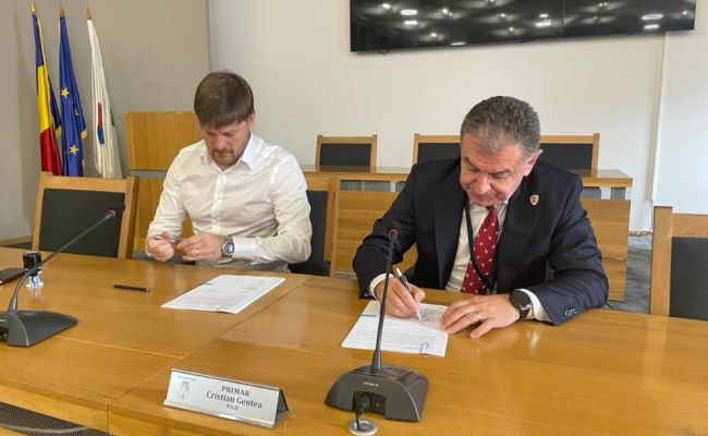 Veşti excelente! Primarul Gentea a SEMNAT un nou CONTRACT!