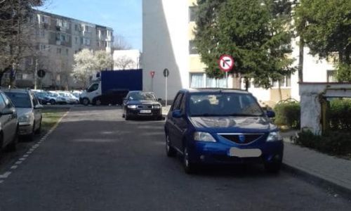 Sens unic pe o stradă din Piteşti