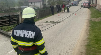 Accident în Argeș! A ajuns cu mașina în gard