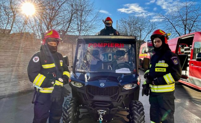 Tehnică nouă de intervenție în dotarea pompierilor argeșeni, cu fonduri de la CJ Argeș
