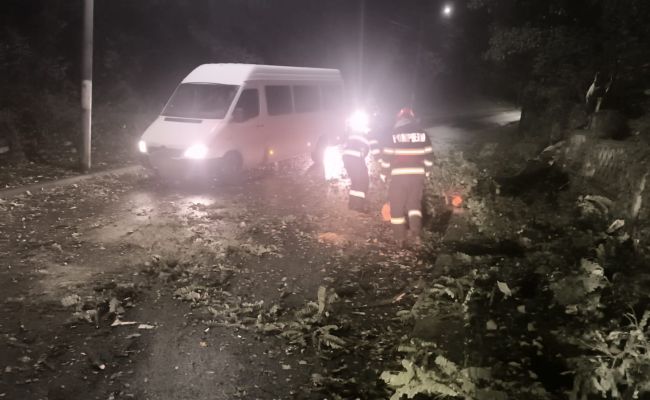 Primele probleme în Argeș din pricina furtunii!