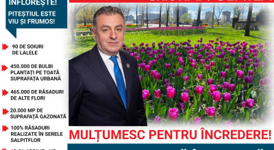 Cristian Gentea: "Avem un oraş care înfloreşte"