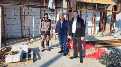 În comuna Oarja se construiește o sală de sport