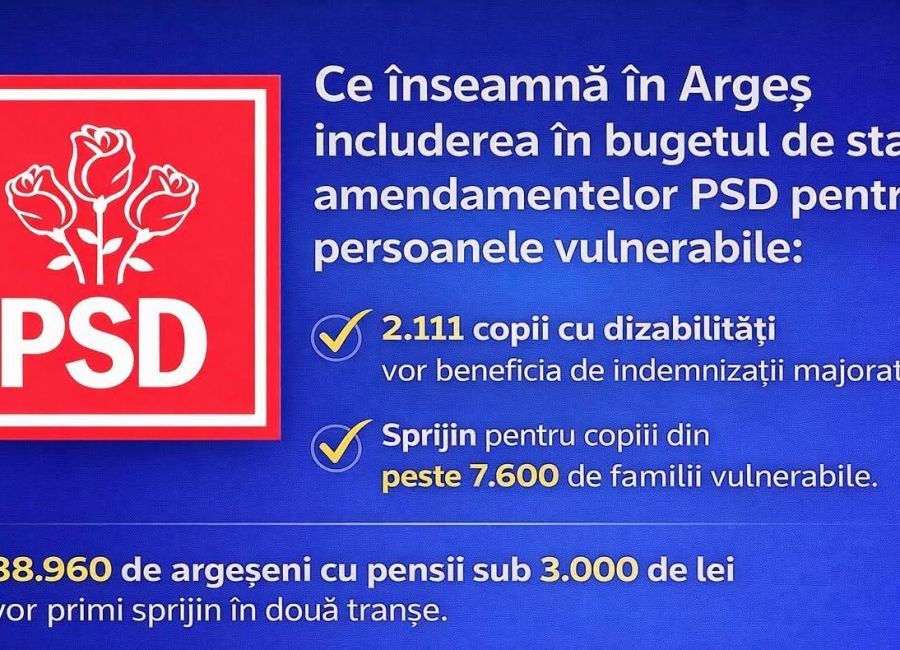 PSD Argeș: "Solidaritatea nu se negociază"
