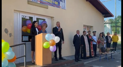 Bucurie la începutul anului școlar în comuna argeșeană Mărăcineni