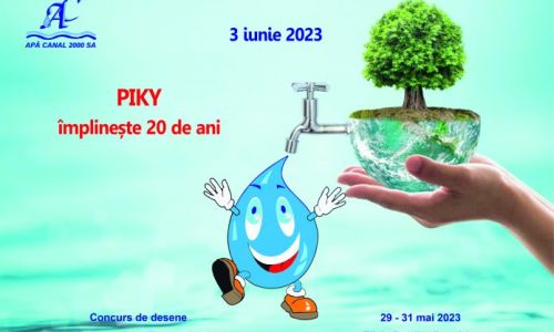 Sărbătoare la Apă Canal 2000 SA Piteşti -  Piky împlineşte 20 de ani!