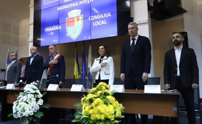 A fost constituit noul Consiliu Local al municipiului Pitești