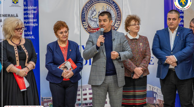 Vicepreședintele Consiliului Județean Argeș, Adrian Bughiu, la deschiderea Târgului Serviciilor Sociale Argeșene