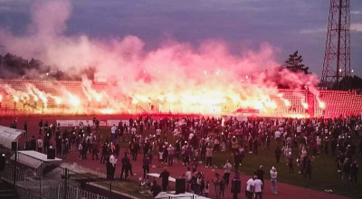 A început DEMOLAREA stadionului Nicolae Dobrin! Mesajul primarului Gentea