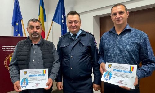 Două cadre ISU Argeș au trecut în rezervă