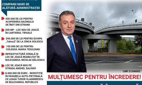 Cristian Gentea:"Companii mari se alătură administrației"