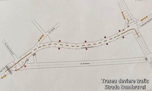 Lucrări la rețeaua de apă pe strada Dumbravei din Pitești! Trafic DEVIAT