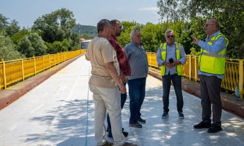 Podul de la Valea Danului a intrat în ultima etapă a lucrărilor de reabilitare și consolidare