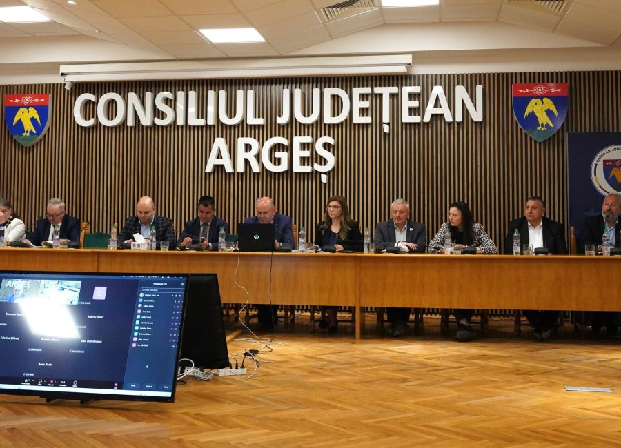 Consiliul Județean Argeș a aprobat bugetul județului pe anul 2026