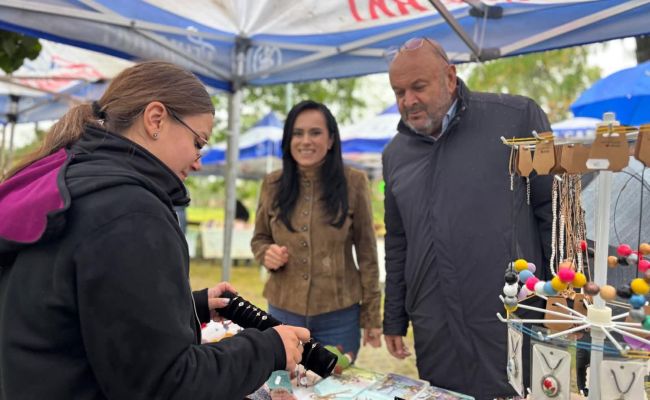 Ministrul Agriculturii, Florin Barbu, la Târgul „ROD CU SPOR” de la Golești, Argeș!