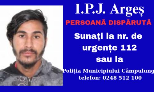 ALERTĂ în Argeș! Un tânăr de 25 de ani a DISPĂRUT