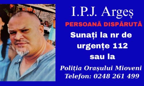 Un bărbat din Argeș este de NEGĂSIT!