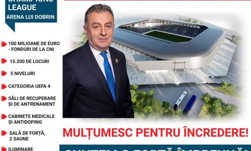 Cristian Gentea, anunţul momentului! Începe construcţia noului stadion din Trivale