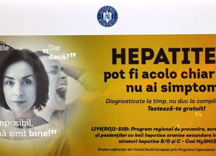 Testare GRATUITĂ pentru hepatitele virale B și C, la Pitești