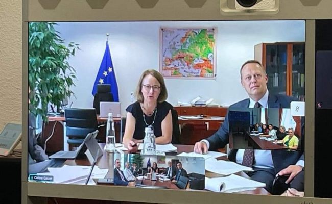 Simona Bucura Oprescu, întâlnire de lucru cu directorul general al SG Recover