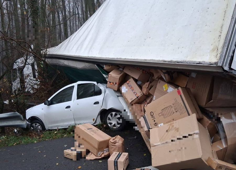 Accident GRAV pe A1! Sute de colete au ajuns pe autostradă!