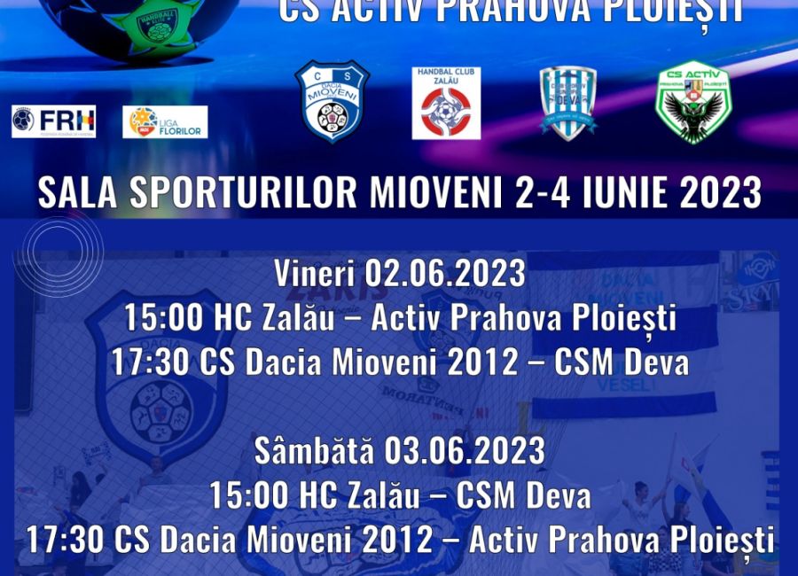 Orașul Mioveni găzduiește barajul din Liga Florilor
