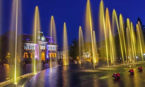 Fântâna muzicală din centrul Piteștiului - modificare de program!