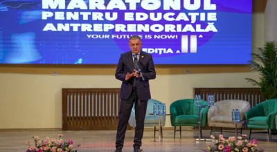 Primarul Gentea a fost prezent la Maratonul pentru Educaţie Antreprenorială