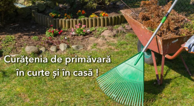 Curățenia de primăvară în curte și în casă - împreună pentru un Pitești curat!