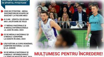 Primarul Cristian Gentea, sprijin total pentru sportul piteștean
