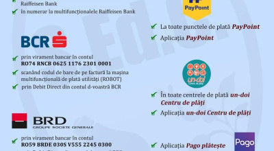Servicii Edilitare pentru Comunitate Mioveni, metode simple pentru plata facturilor!