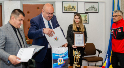 Tineri talentați ai județului, la Consiliul Județean Argeș