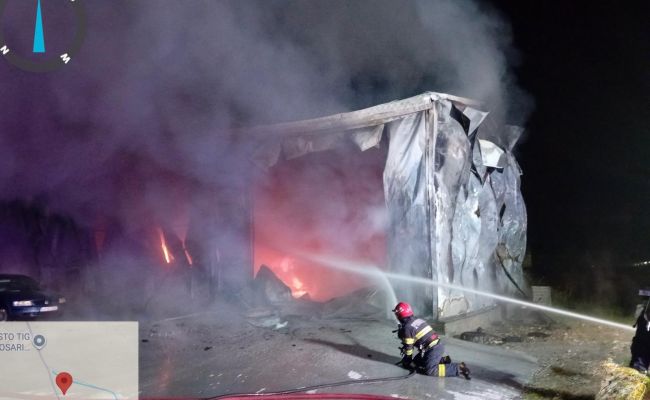 Azi-noapte, PRĂPĂD în Argeș! Incendiu URIAȘ!