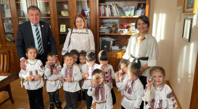 11 preșcolari s-au întâlnit cu primarul Cristian Gentea