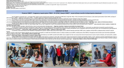 Proiectul CONECT - Cooperare și suport pentru TINEri! - ID 337967: Standul CONECT - succes la Bursa Locurilor de Muncă pentru Absolvenți!