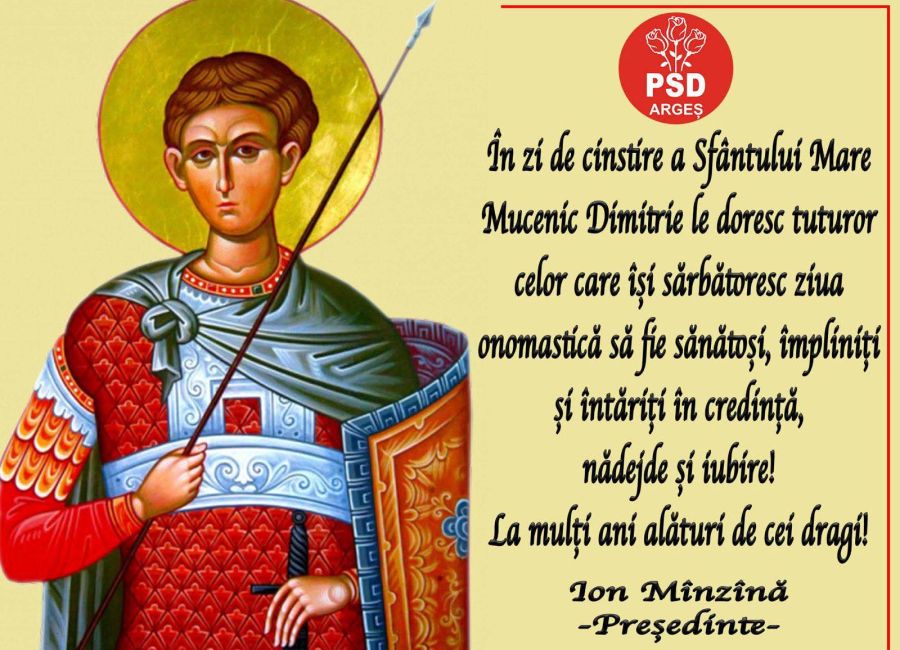 Felicitare PSD Argeș!